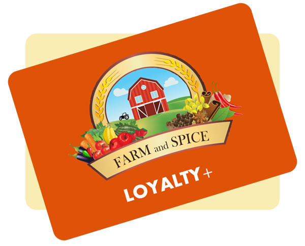 Farm and Spice Loyalty Member Card